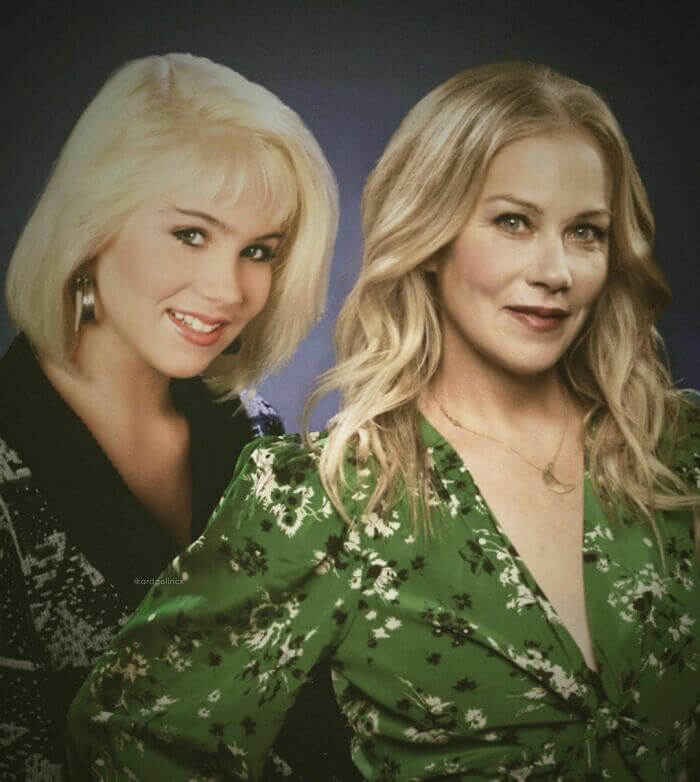 tmp5_zucyzd Hollywood Stars Reunite With Their Younger Selves